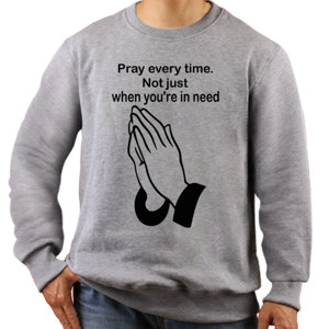 Jaket Sweater Doa setiap waktu