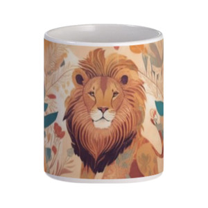 Mug Lion Mug - Mug Harimau - Mug Super Keren Untukmu