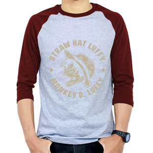 Kaos Raglan Straw Hat Luffy