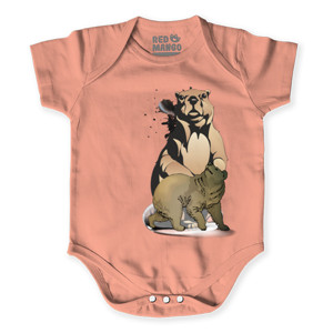 Baby Jumper Bear T-Shirt Design