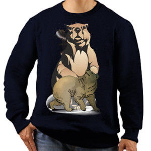 Jaket Sweater Bear T-Shirt Design