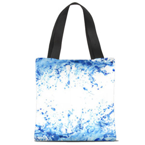 Tas Tote Fullprint water splash