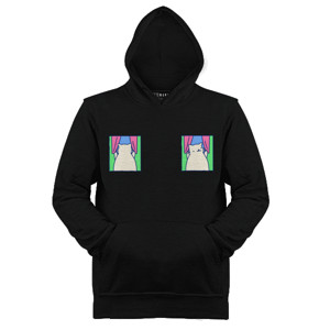 Jaket Hoodie Cat in window Hoodie