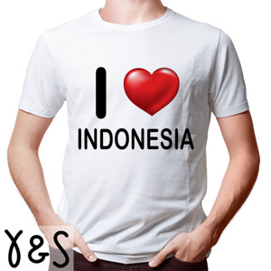 Kaos I LOVE INDONESIA
