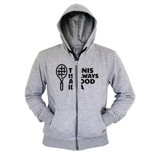 Hoodie Zipper Tennis good idea