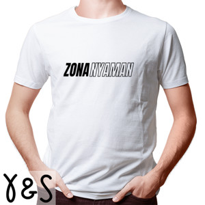 Kaos Zona Nyaman Putih
