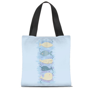 Tas Tote Fullprint Cute Arctic (2 sisi 2 warna)