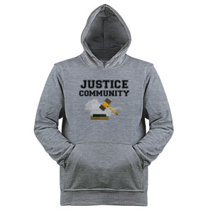 Jaket Hoodie Justice community