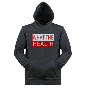 Jaket Hoodie kaos vegan what the health