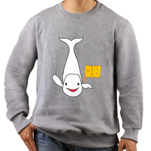 Jaket Sweater Kaos say hi!