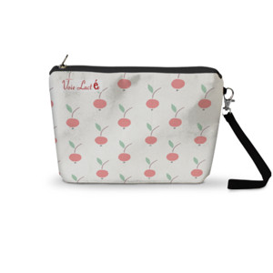 Pouch Trapesium Pink Cherry