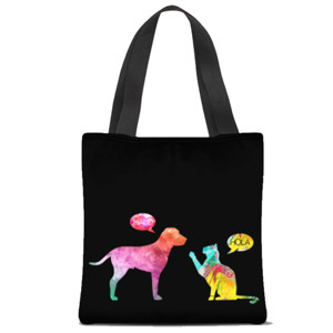 Tas Tote Fullprint HOLA HALO