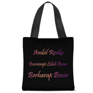 Tas Tote Fullprint Tas Motivasi
