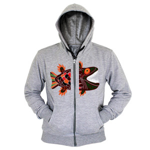 Hoodie Zipper kaose grameh