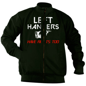 Jaket Bomber Left handed day Tshirt