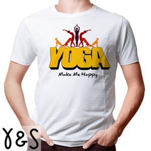 Kaos Yoga Make Me Happy