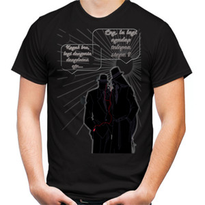 Kaos Kaos tshirt gin vodka hitam