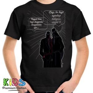 Kaos Kaos tshirt gin vodka hitam