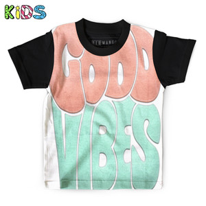 Kaos Anak Full-Print DISTRO Collection G_BLACK FOREVER