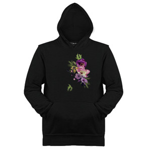 Jaket Hoodie Violet Flowers 