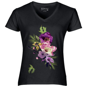 Kaos Violet Flowers