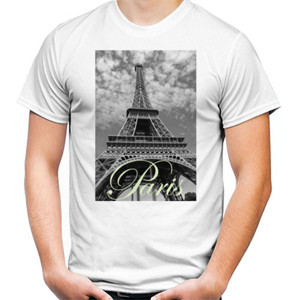 Kaos Eiffel - Paris Prancis