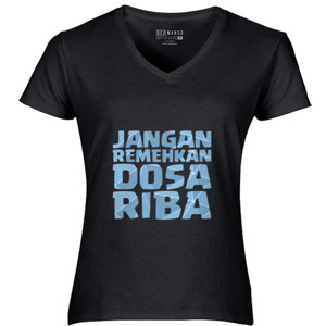 Kaos Jangan Remehkan Dosa Riba 3
