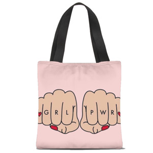 Tas Tote Fullprint GRL PWR 01