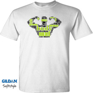 Kaos Gym - Body Builder Typography 2