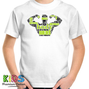 Kaos Gym - Body Builder Typography 2 