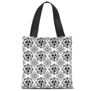 Tas Tote Fullprint Decorative Ornamen Tote Bag