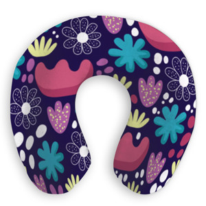 Bantal Leher - Motif Bunga