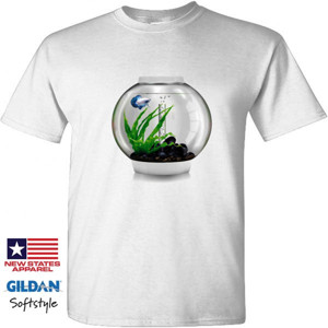 Kaos KAOS IKAN CUPANG - BETTA AQUARIUM BLUE RIM
