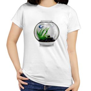 Kaos KAOS IKAN CUPANG - BETTA AQUARIUM BLUE RIM