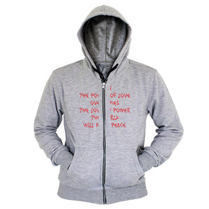 Hoodie Zipper Power of Love