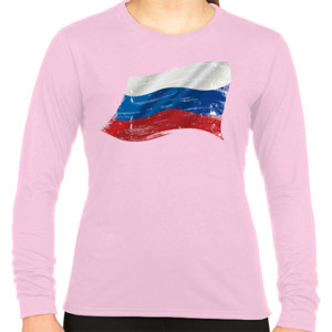 Kaos Russia Grunge Flags