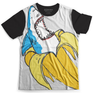 Kaos Fullprint Banana Shark