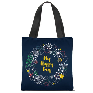 Tas Tote Fullprint Happy day