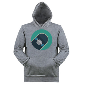 Jaket Hoodie Skateboard In Circle  