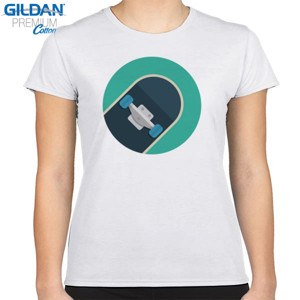 Kaos Skateboard In Circle  