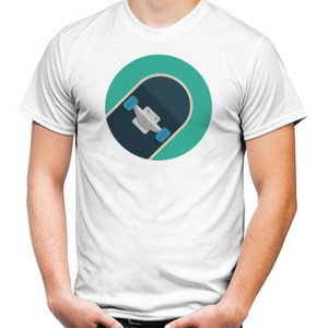 Kaos Skateboard In Circle  