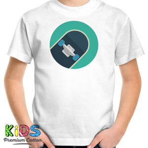 Kaos Skateboard In Circle  