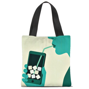 Tas Tote Fullprint Cooktail app