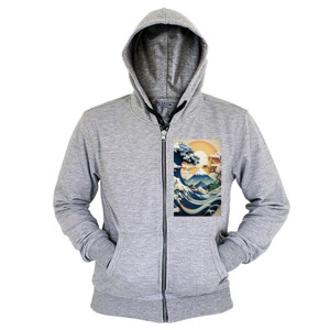 Hoodie Zipper Alam Fuji
