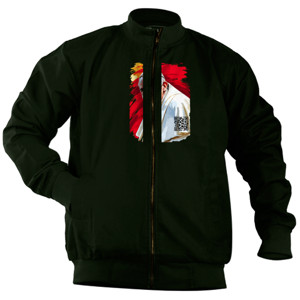 Jaket Bomber Pria POPE FRANCIS 014