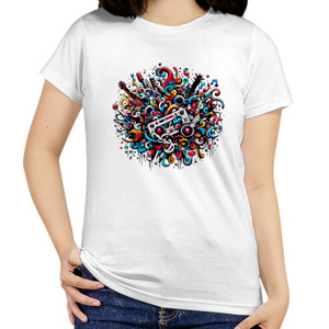 Kaos Premium - Seni Graffiti Musik #004