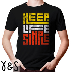 Kaos Kaos Pria Lengan Pendek - Keep Life Simple 