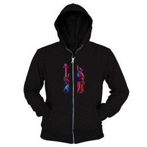 Hoodie Zipper Ksatria Royal Flush