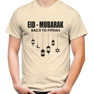 Kaos Eid Mubarak Back To Fitrah