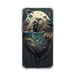 Casing Hp softcase motif Animal world Casing HP